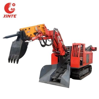 STB-120 Máquina de tunelagem de mineração Crawler Mucking Loader Com martelo de quebra