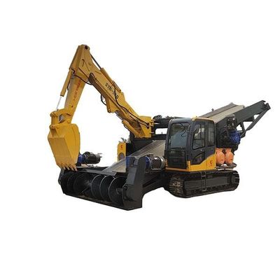 Máquina de carregamento de carvão e minerais de alta eficiência com sistema hidráulico completo